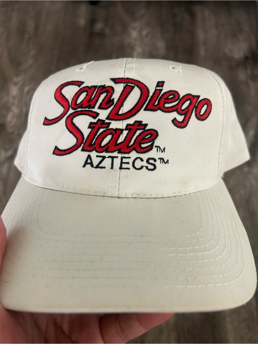 San Diego State Aztecs White Baseball Cap